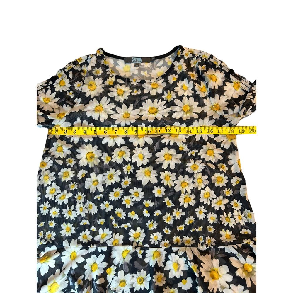 Anthropologie Eva Franco Daisy Floral Top - Size XS - Picture 6 of 15